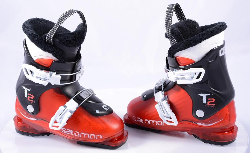 29 30 33 34 EU kinder skischoenen SALOMON T2, Gebruikt, Carve, Salomon, Ophalen of Verzenden