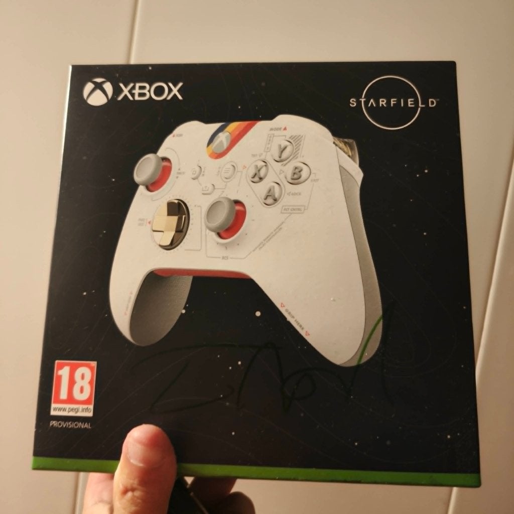 Manette Xbox Starfield dédicacée Todd Howard, Xbox Series S, Enlèvement, Contrôleur, Neuf