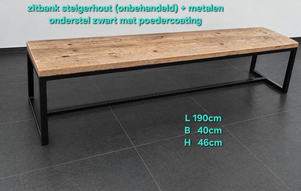 Zitbank hout, Overige kleuren, Ophalen of Verzenden, Zo goed als nieuw, Eén