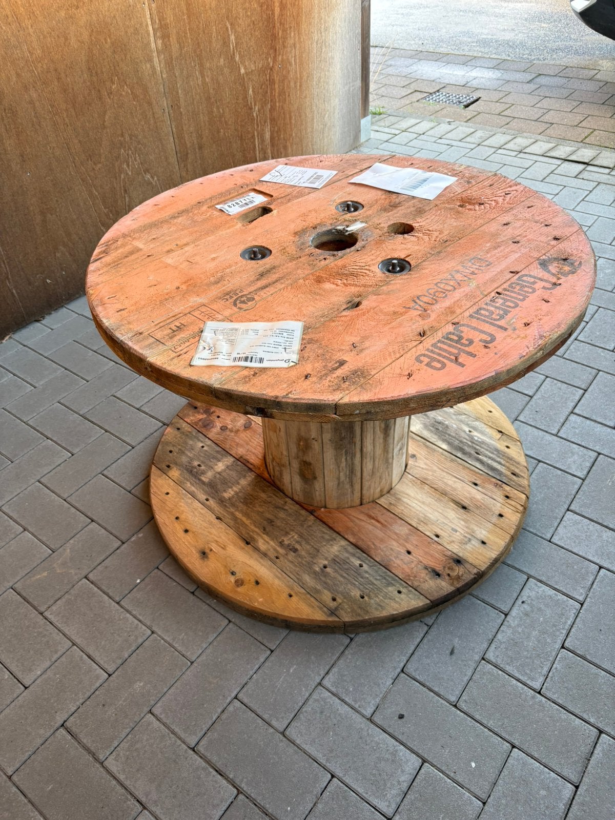 Houten haspel gratis, Ophalen, Zo goed als nieuw