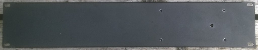Paneel 2HE blind, 5x klein gat (3 mm), Muziek en Instrumenten, Behuizingen en Koffers, Ophalen of Verzenden, Gebruikt, Overige instrumenten