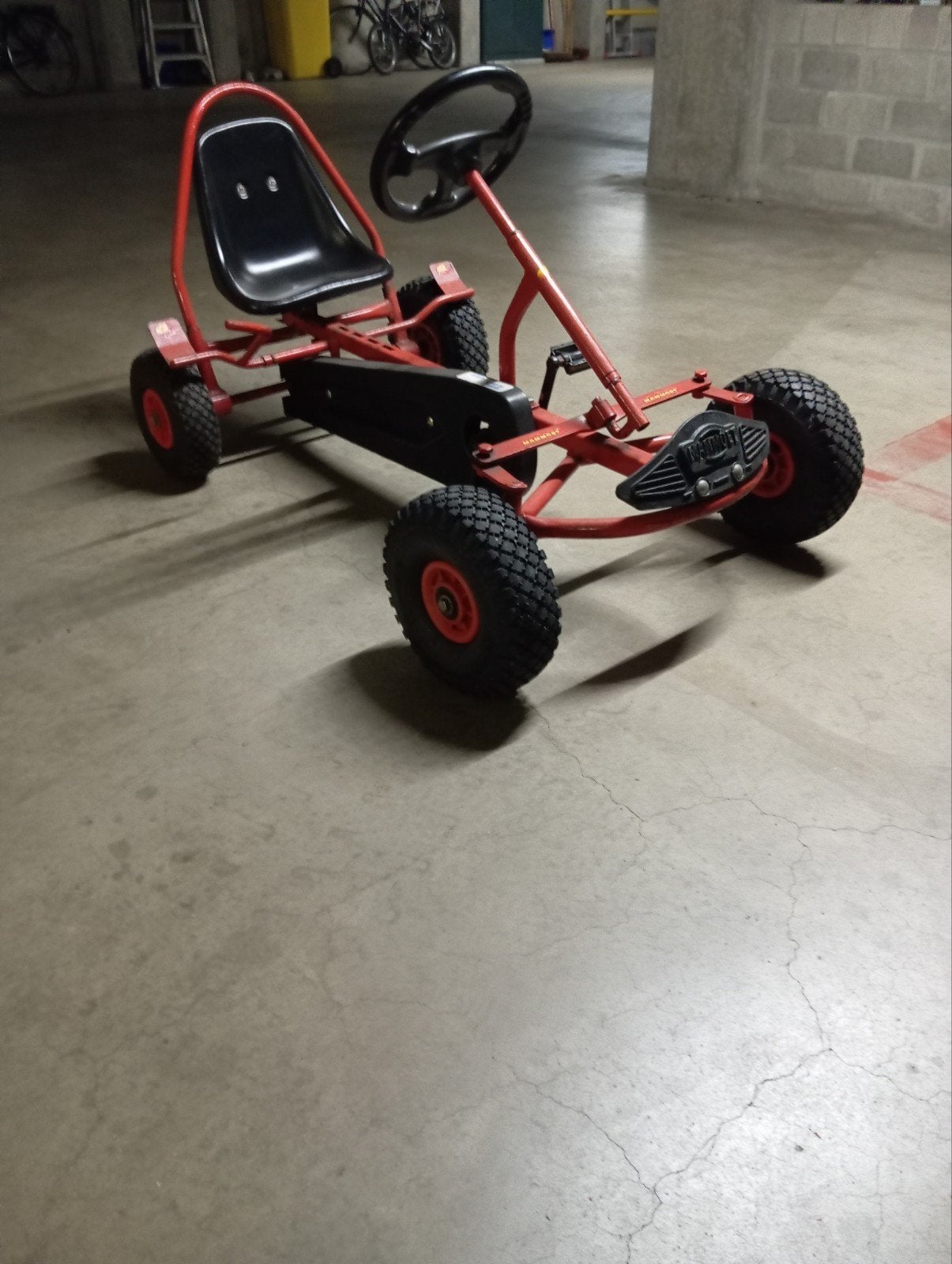 Mammoet go-cart, Kinderen en Baby's, Ophalen, Gebruikt, Mammoet, Vrijloopautomaat