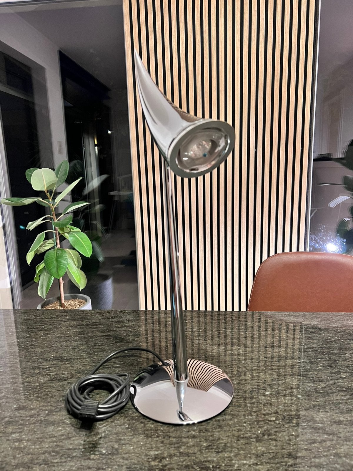Vintage Design Ara Table Lamp by Philippe Starck for Flos, Huis en Inrichting, Ophalen, Zo goed als nieuw, Metaal