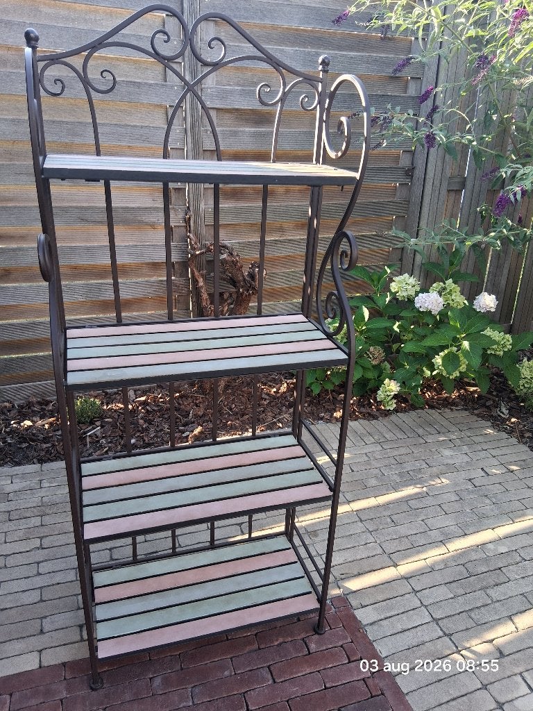 Decoratieve rek, Ophalen, Gebruikt, Metaal