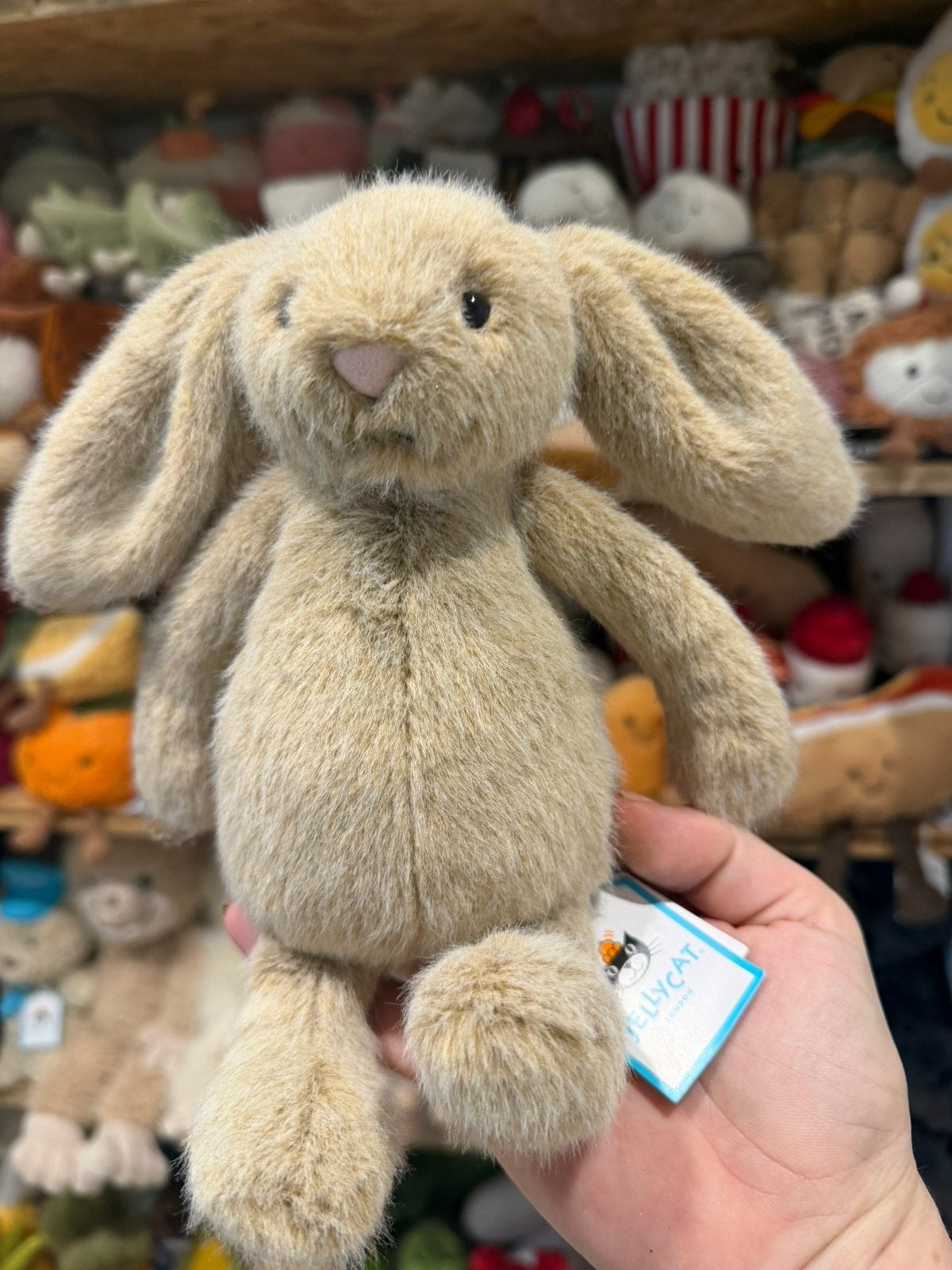 Jellycat Oat Flufflet Bunny, Kinderen en Baby's, Jellycat, Klein (minder dan 20 cm), Verzenden, Overige karakters