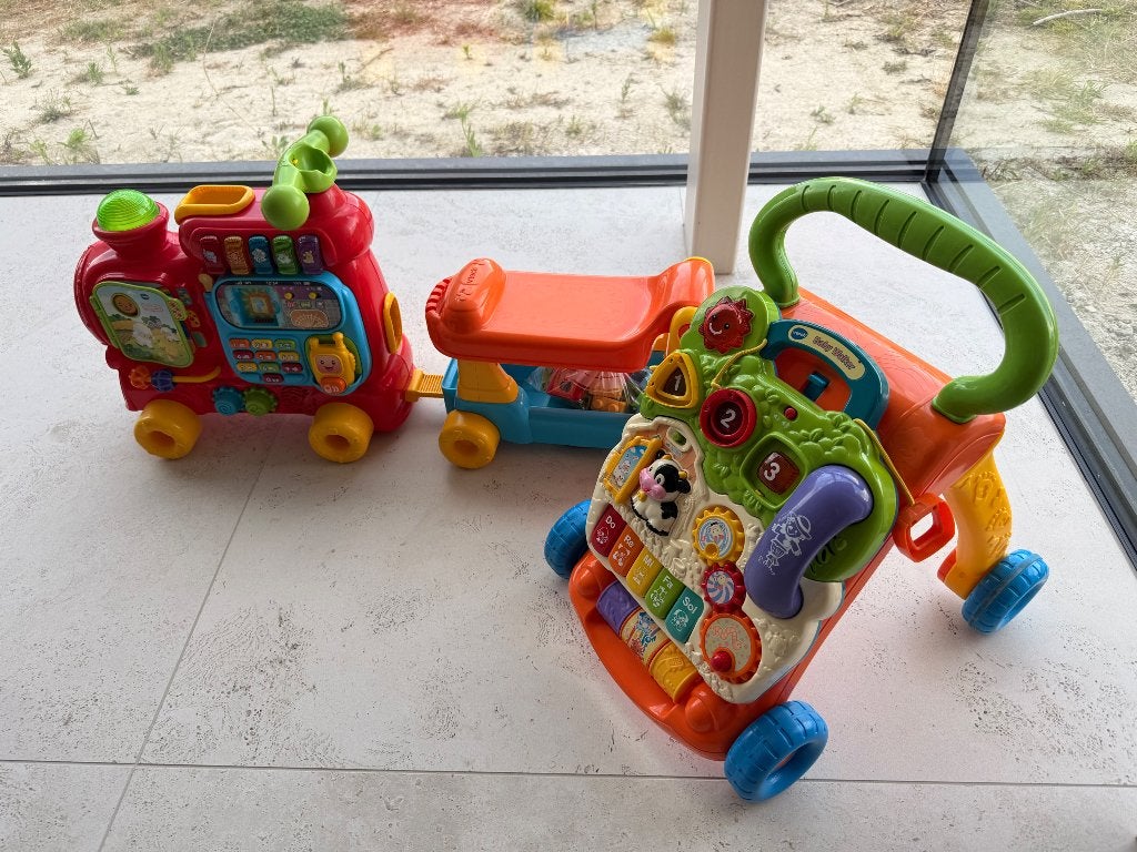 VTech trein en looprekje, Ophalen, Gebruikt, 6 maanden tot 2 jaar