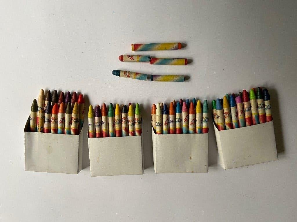 Crayons Wasco (64 pièces) : Grafix, Enlèvement ou Envoi, Utilisé, Autres types