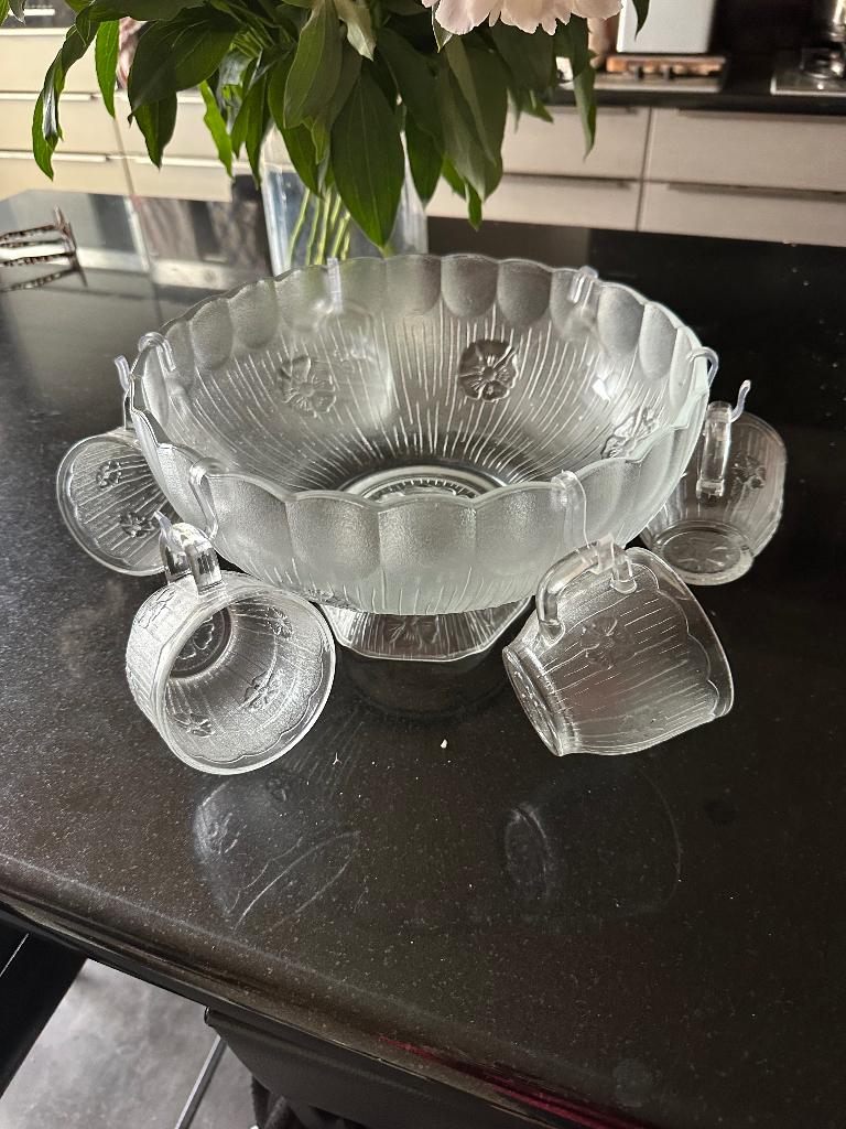 Vintage punch kom, Ophalen of Verzenden
