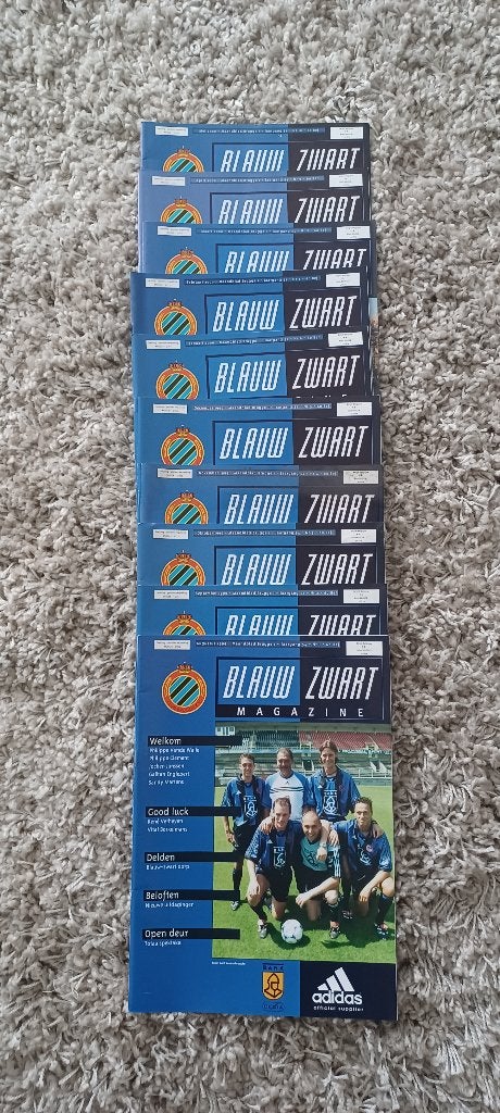 PROGRAMMABOEKJES CLUB BRUGGE, Ophalen of Verzenden, Zo goed als nieuw, Boek of Tijdschrift