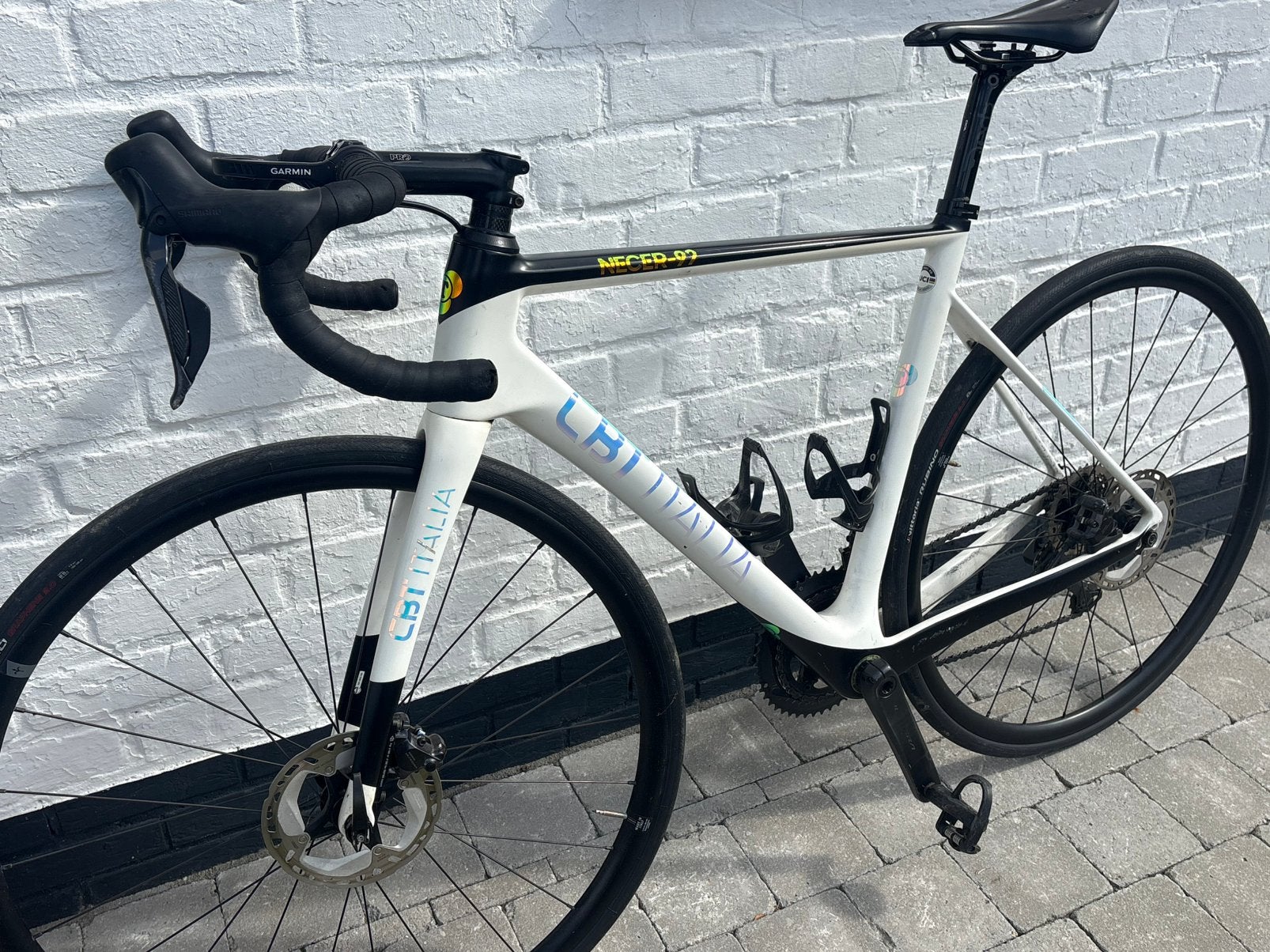 Koersfiets CBT ITALIA NECER 99 full carbon small/52, Fietsen en Brommers, Ophalen, Gebruikt, Carbon, Schijfrem