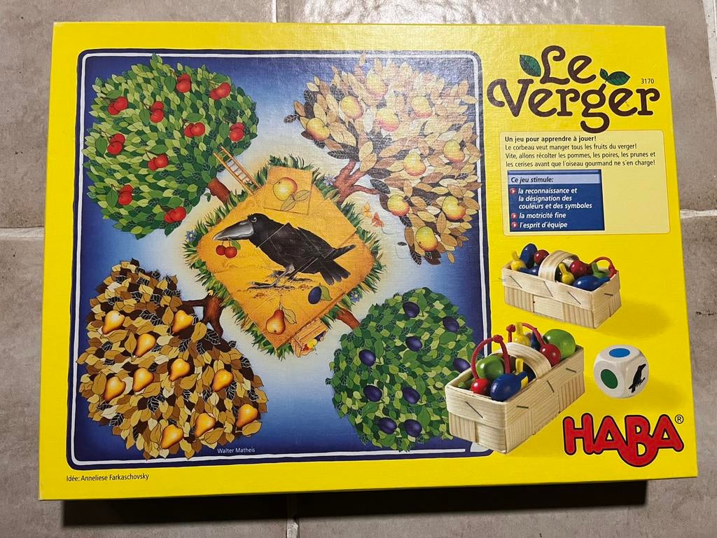 Haba - Le Verger (Boomgaard), Enlèvement, Utilisé