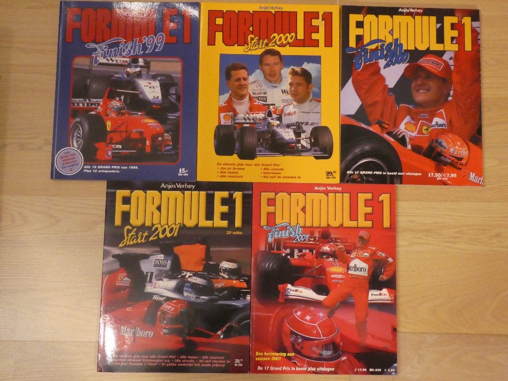 Boeken - Formule 1 1999-2001, Verzamelen, Automerken, Motoren en Formule 1, Ophalen of Verzenden, Zo goed als nieuw, Formule 1