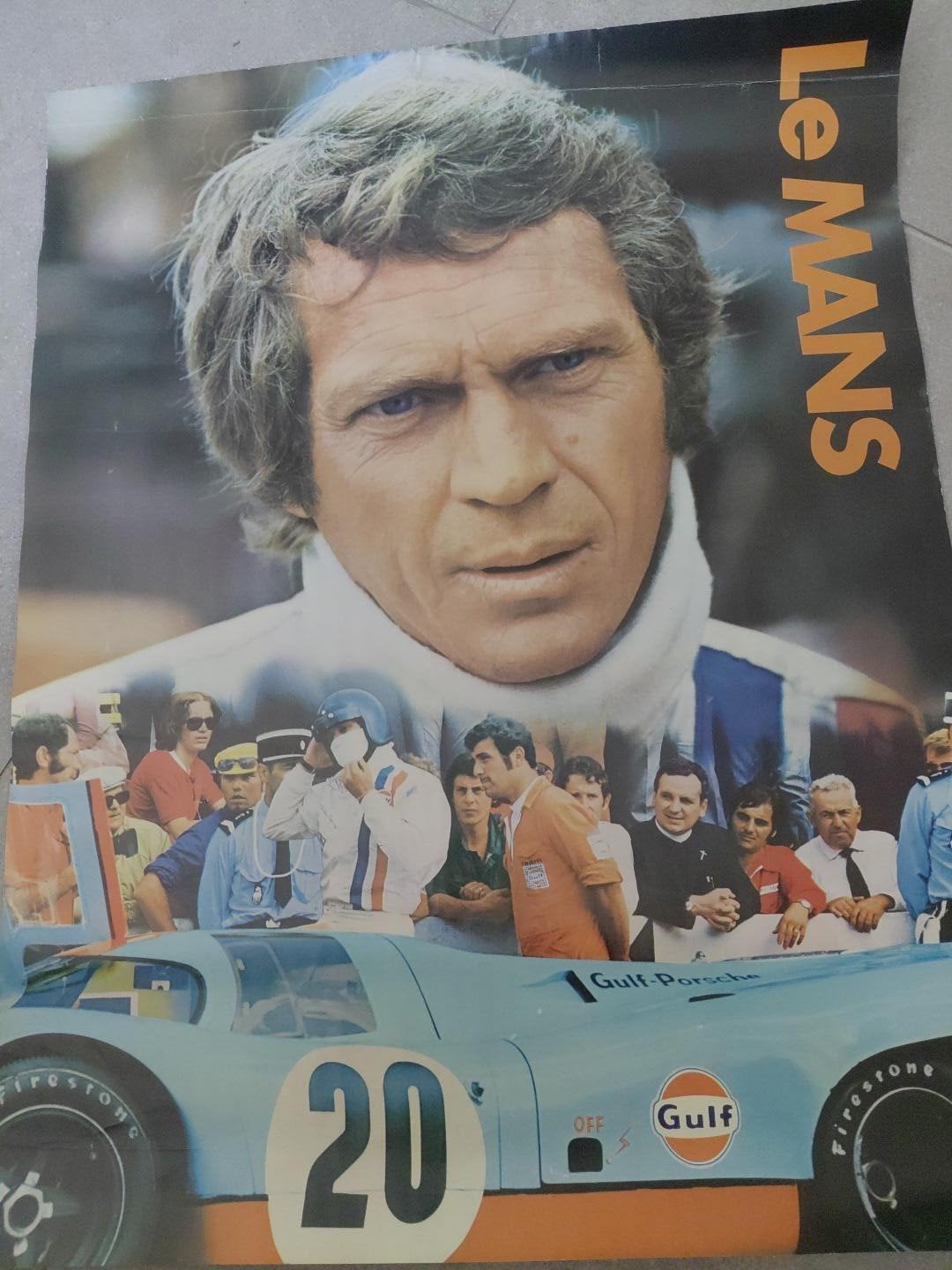 Originele Gulf poster, Verzamelen, Ophalen of Verzenden