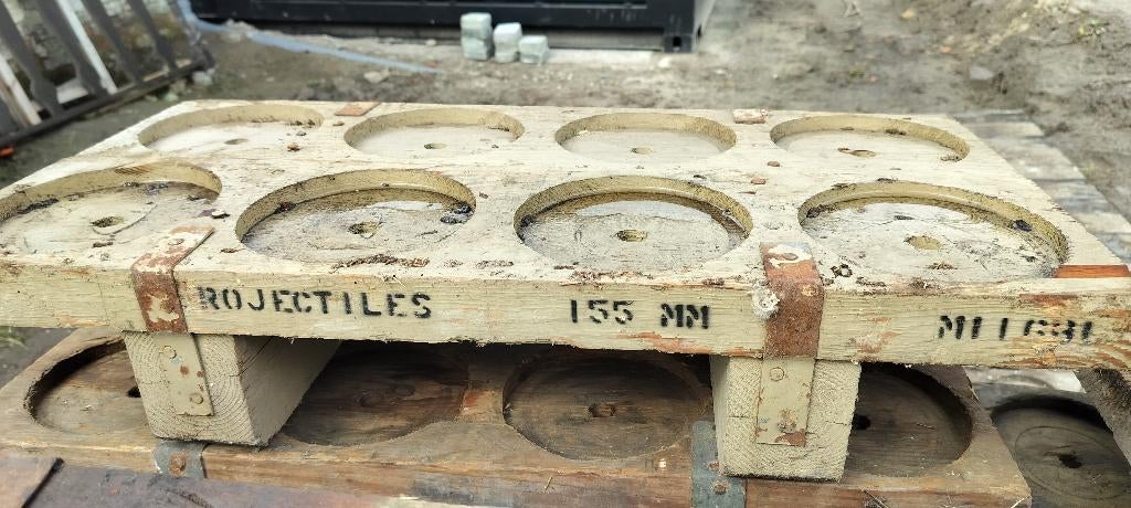 Palleten van munitie, Verzamelen, Militaria | Algemeen, Ophalen, Overige soorten, Overige typen