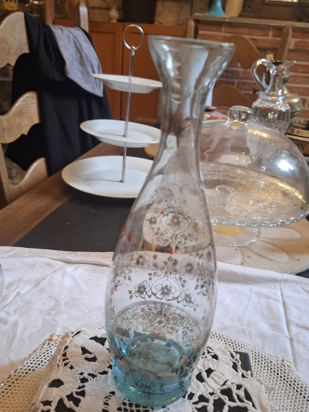Service a eau vintage, Maison & Meubles, Accessoires pour la Maison | Cloches, Comme neuf, Verre, Ensemble, Enlèvement ou Envoi