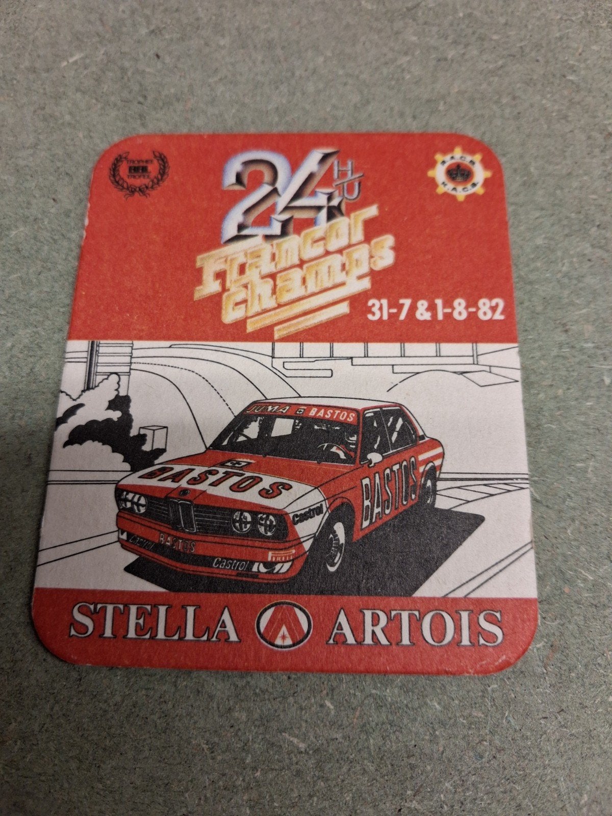 Datum viltje Stella Artois Francorchamps, Ophalen, Zo goed als nieuw, Viltje(s), Stella Artois