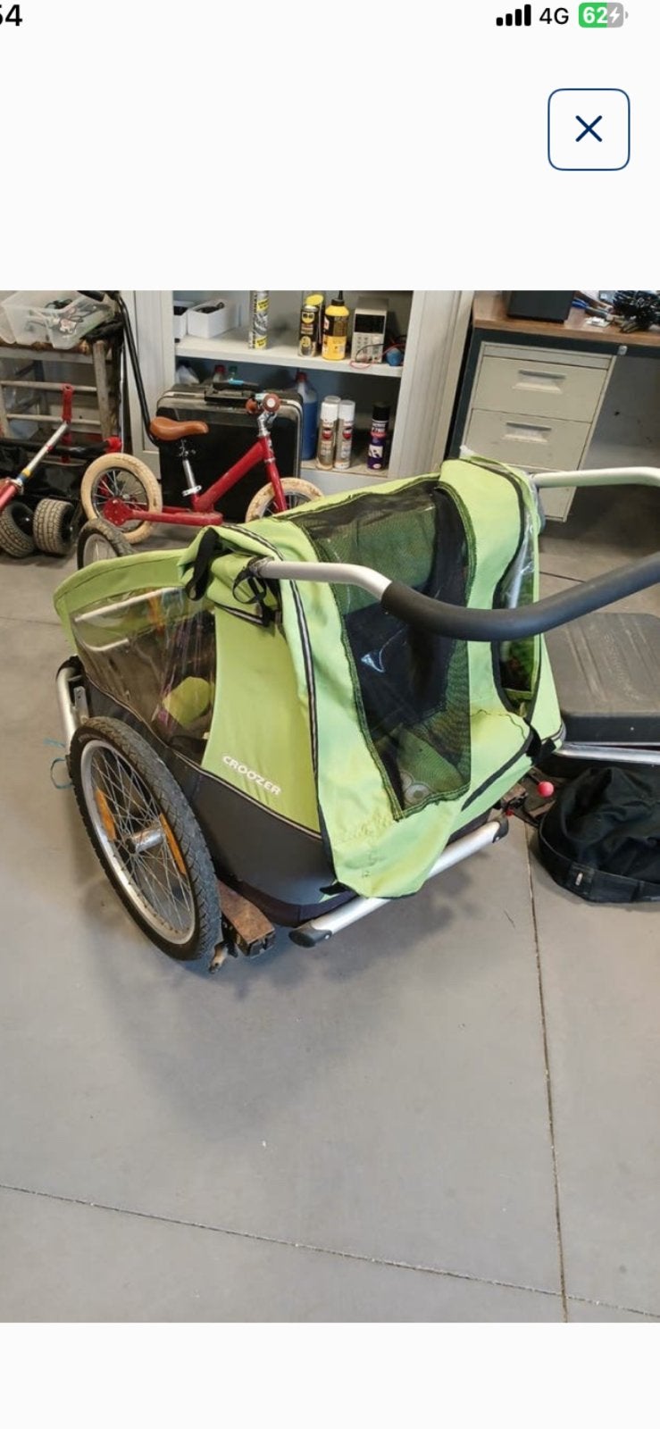 Fietskar. 2 personen., Ophalen, Zo goed als nieuw