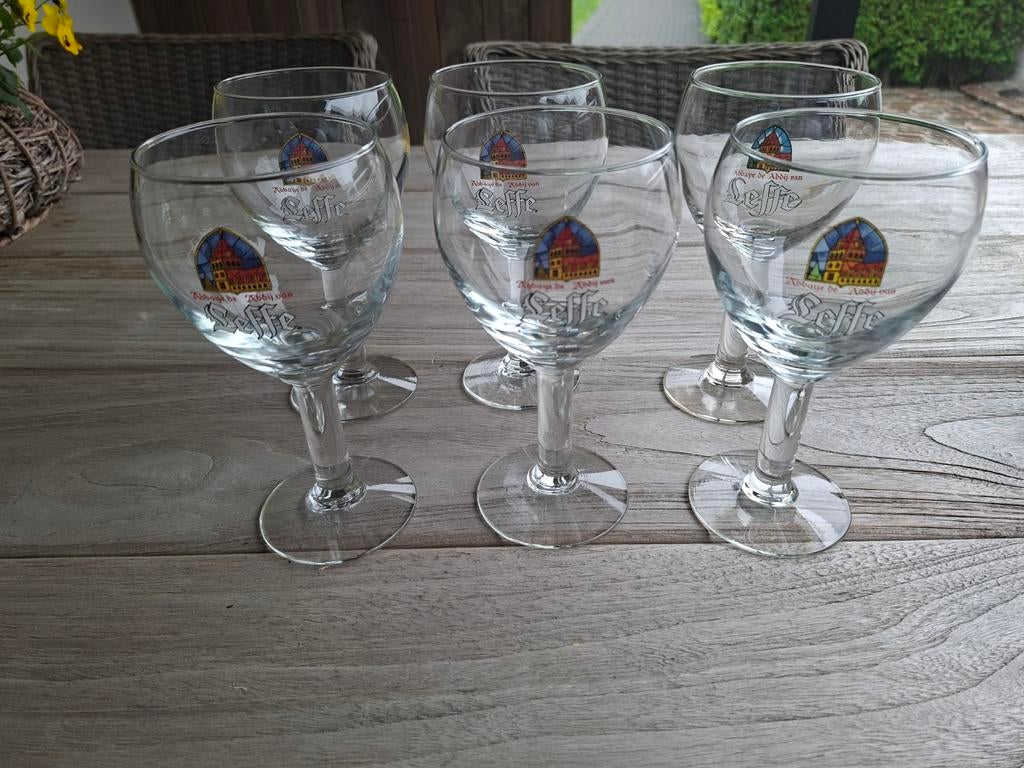 Leffe glazen 33cl 6 stuks, Verzamelen, Ophalen