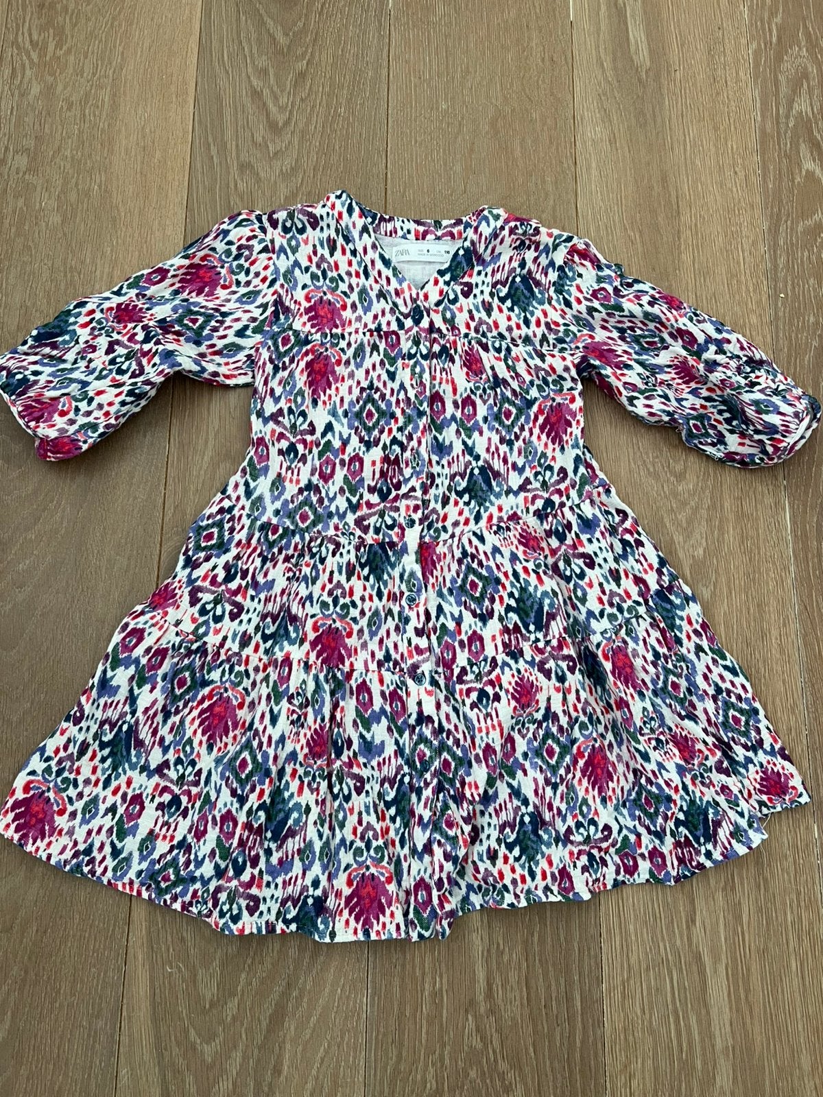 Robe taille 116, Enfants & Bébés, Enlèvement ou Envoi, Comme neuf, Fille, Robe ou Jupe