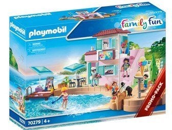 Playmobil ijssalon aan de havenFaily fun, Enfants & Bébés, Jouets | Playmobil, Neuf, Bâtiment, Family fun, Kit complet