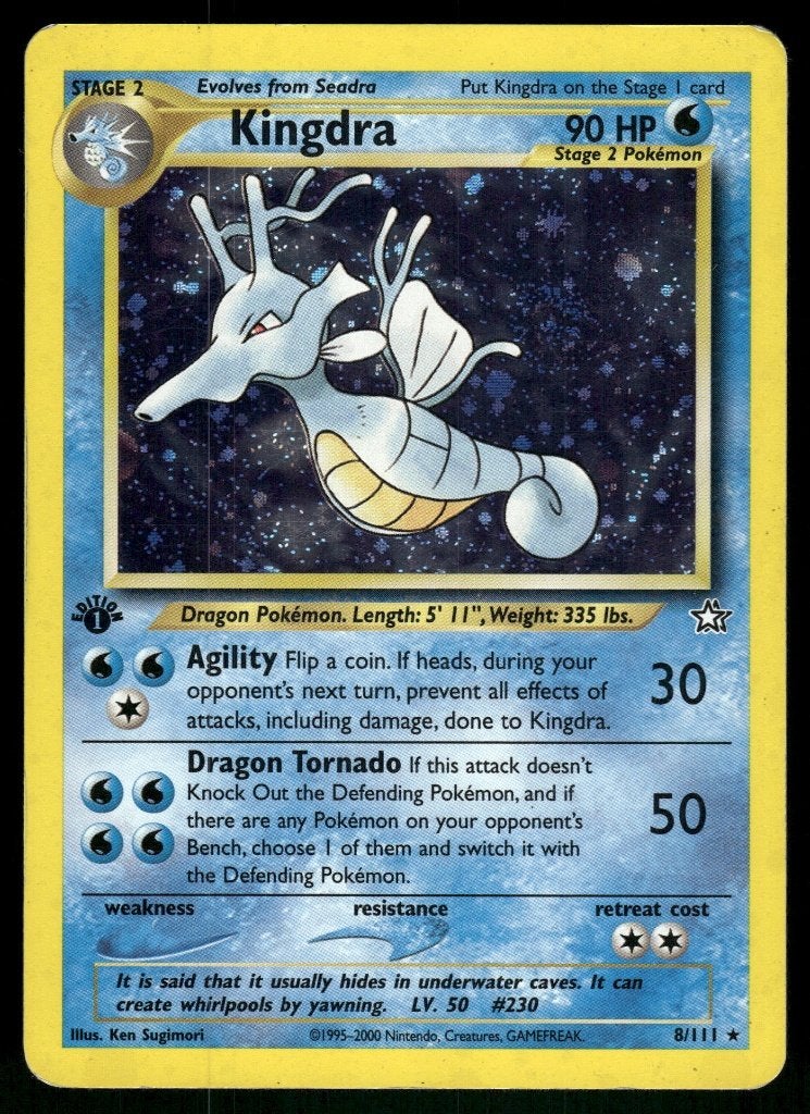 Kingdra 8/111 - Neo Genesis (1st edition) (EX), Verzenden, Gebruikt