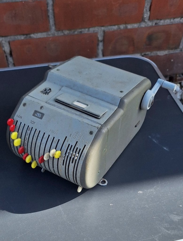 Beckson NZH Kaartjesautomaat - Vintage Bus Ticket Machine, Ophalen of Verzenden, Gebruikt, Auto's