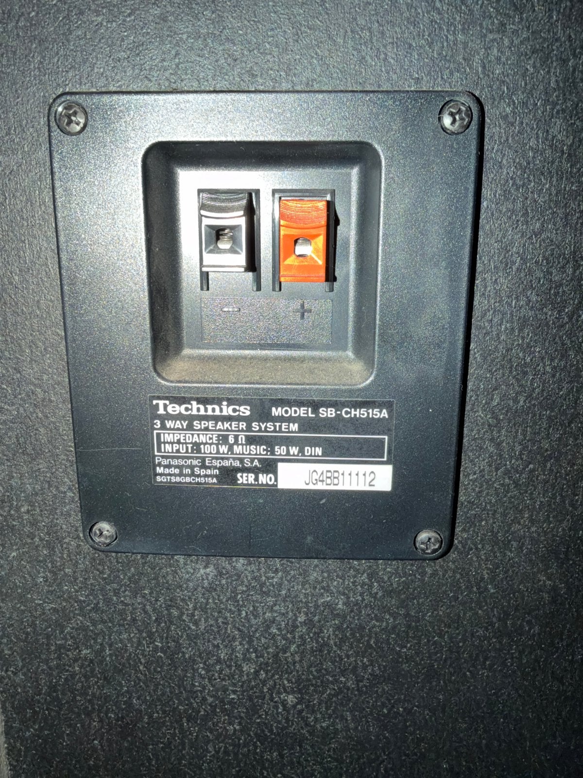 2 Technics luidsprekers, TV, Hi-fi & Vidéo, Enlèvement ou Envoi, Comme neuf