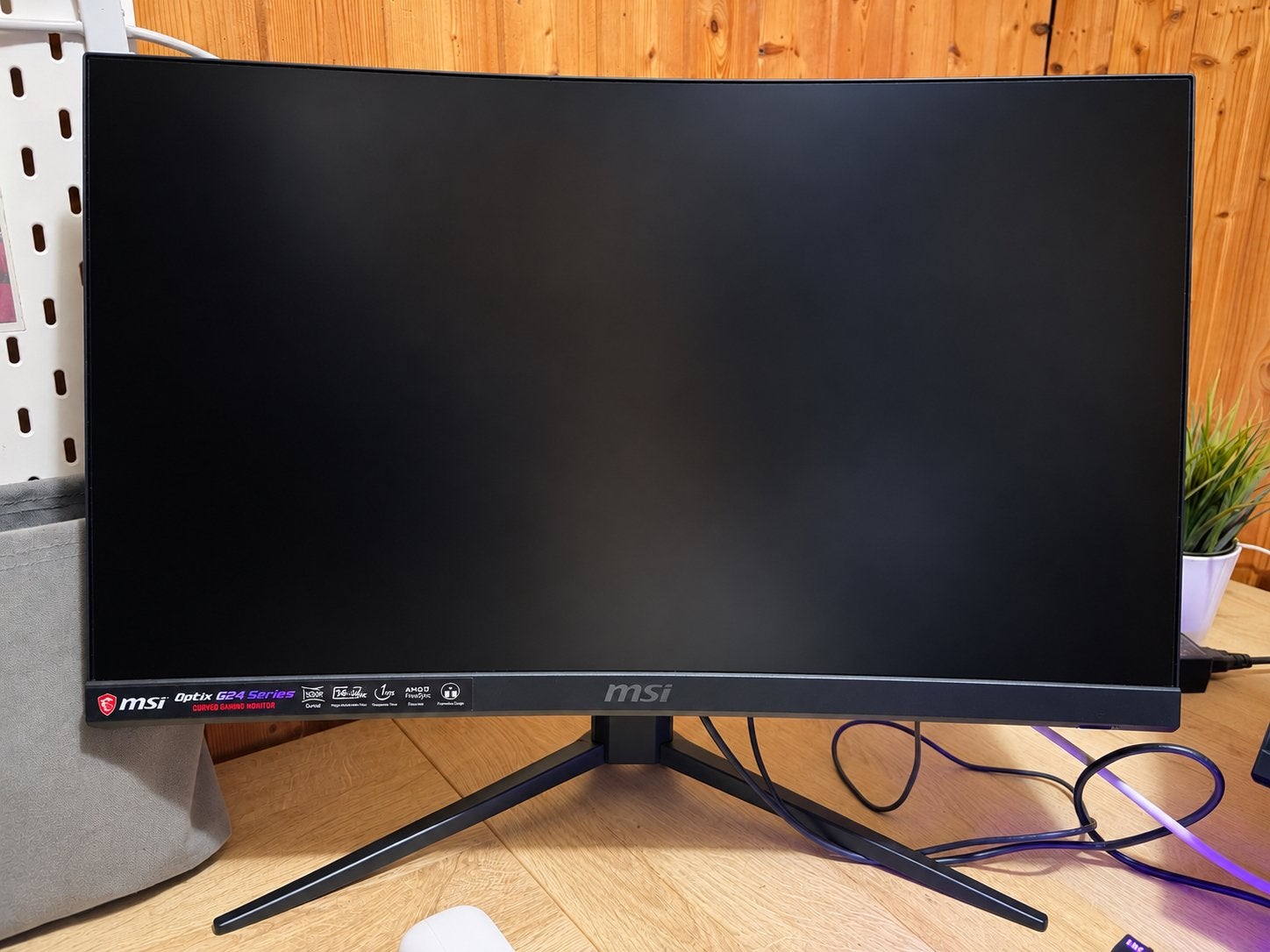 Écran gaming MSI Optix G24 Series – 24” incurvé – 144 Hz, Informatique & Logiciels, Enlèvement, Comme neuf, Incurvé, Gaming