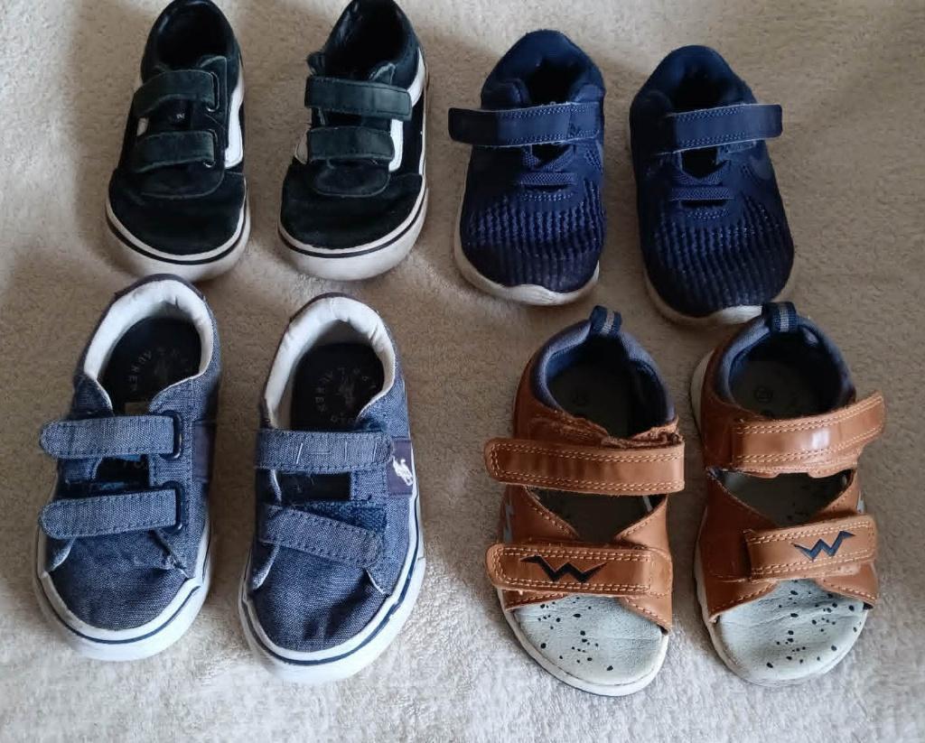 Schoenen/sandalen maat 23 (4 paar), Ophalen, Gebruikt, Schoenen, Jongen