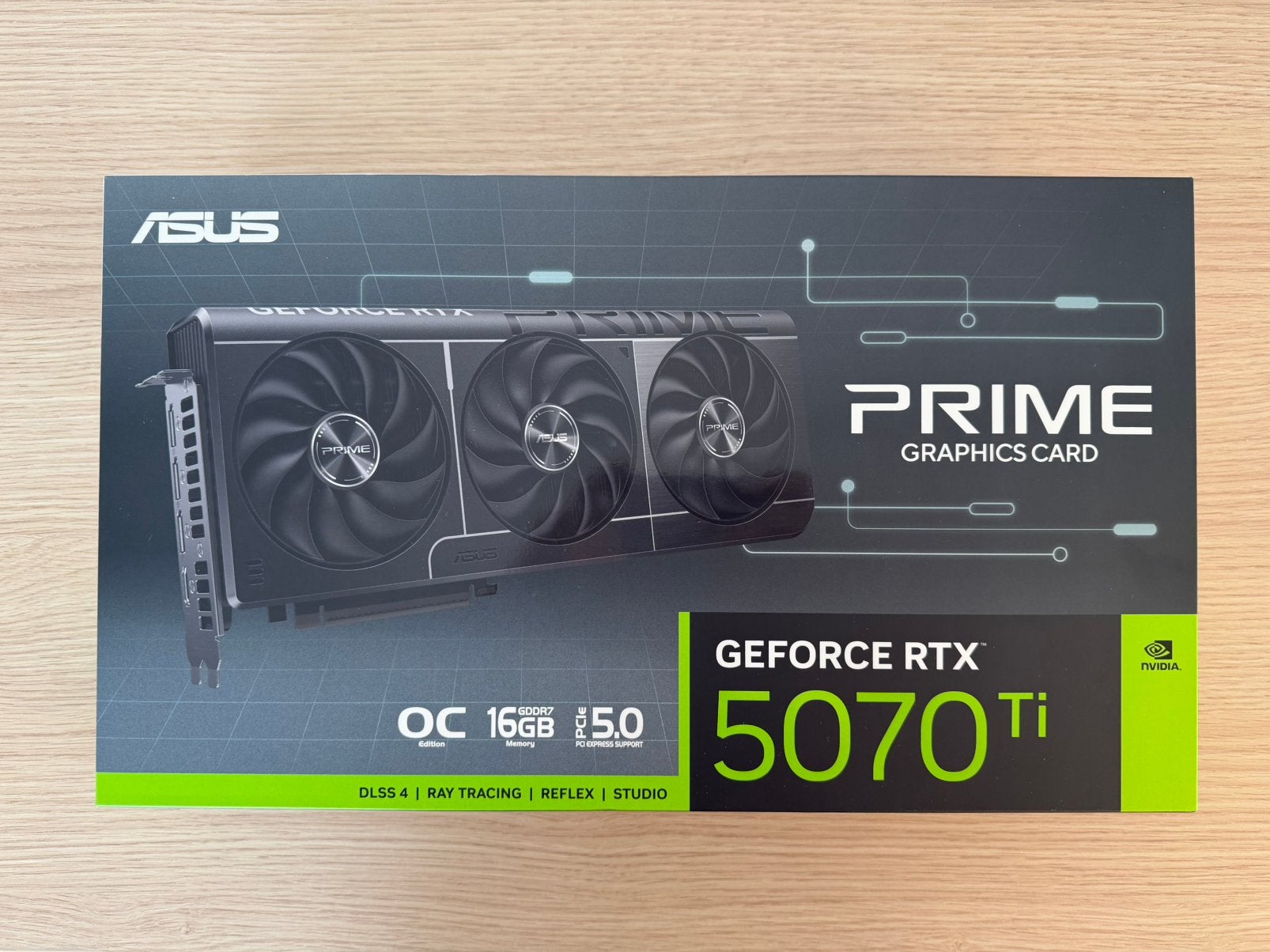 ASUS Prime GeForce RTX 5070 Ti 16GB - nieuw sealed, Computers en Software, Videokaarten, Ophalen of Verzenden, Nieuw