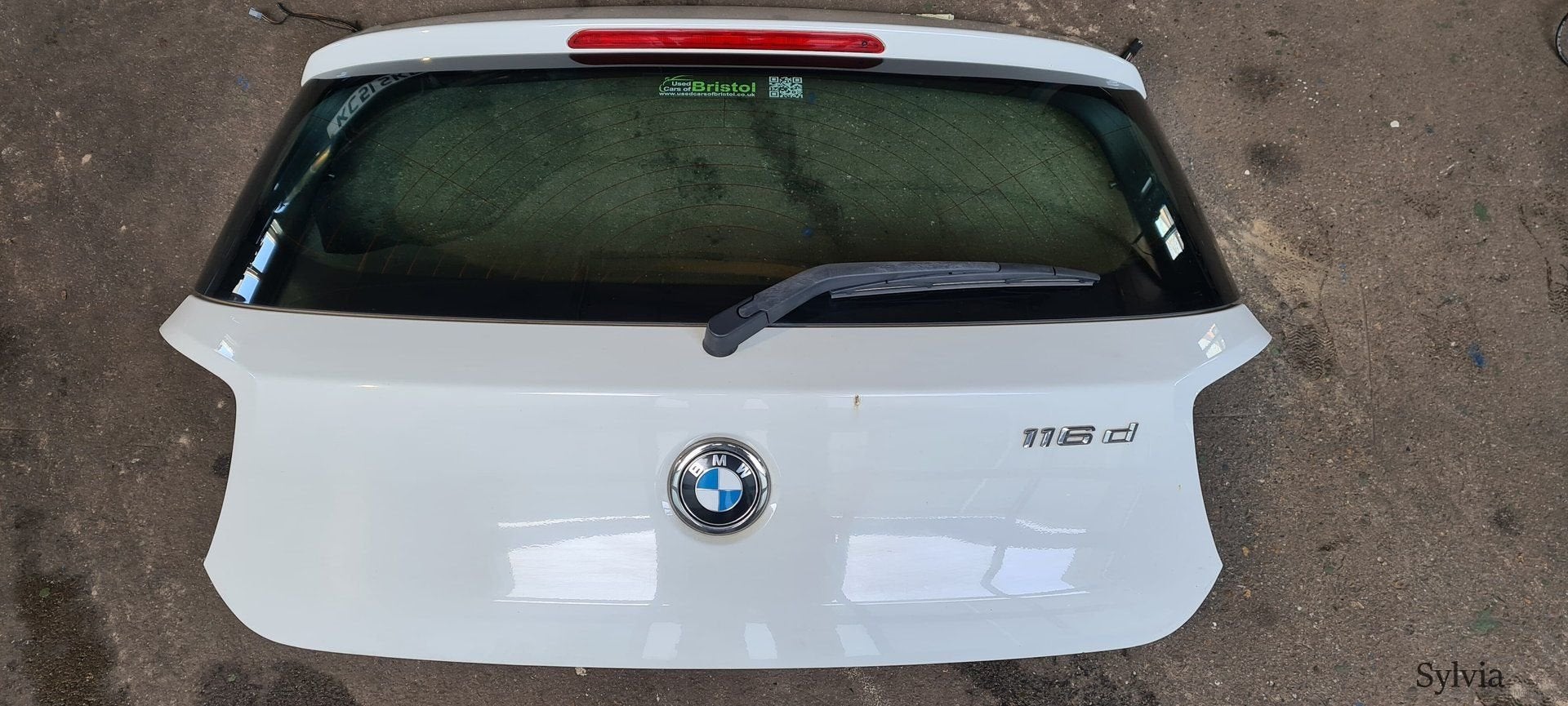Achterklep kofferklep BMW 1 Serie F20 F21 Alpinweiss 300, Arrière, -, Haillon arrière, Utilisé