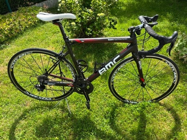 Koersfiets BMC Teammachine SLR01, Fietsen en Brommers, Velgrem, Meer dan 20 versnellingen, 53 tot 57 cm, Ophalen