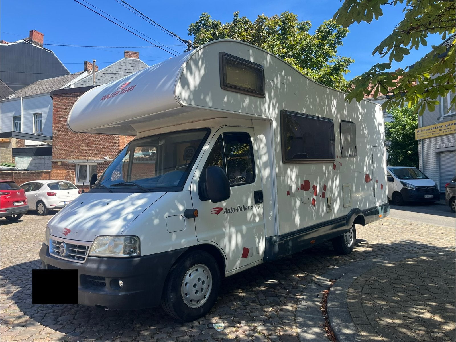 Fiat auto-roller 2.3 jtd *130.000 km* ct ok 6 places, Fiat, Boîte manuelle, Jusqu'à 6, Diesel