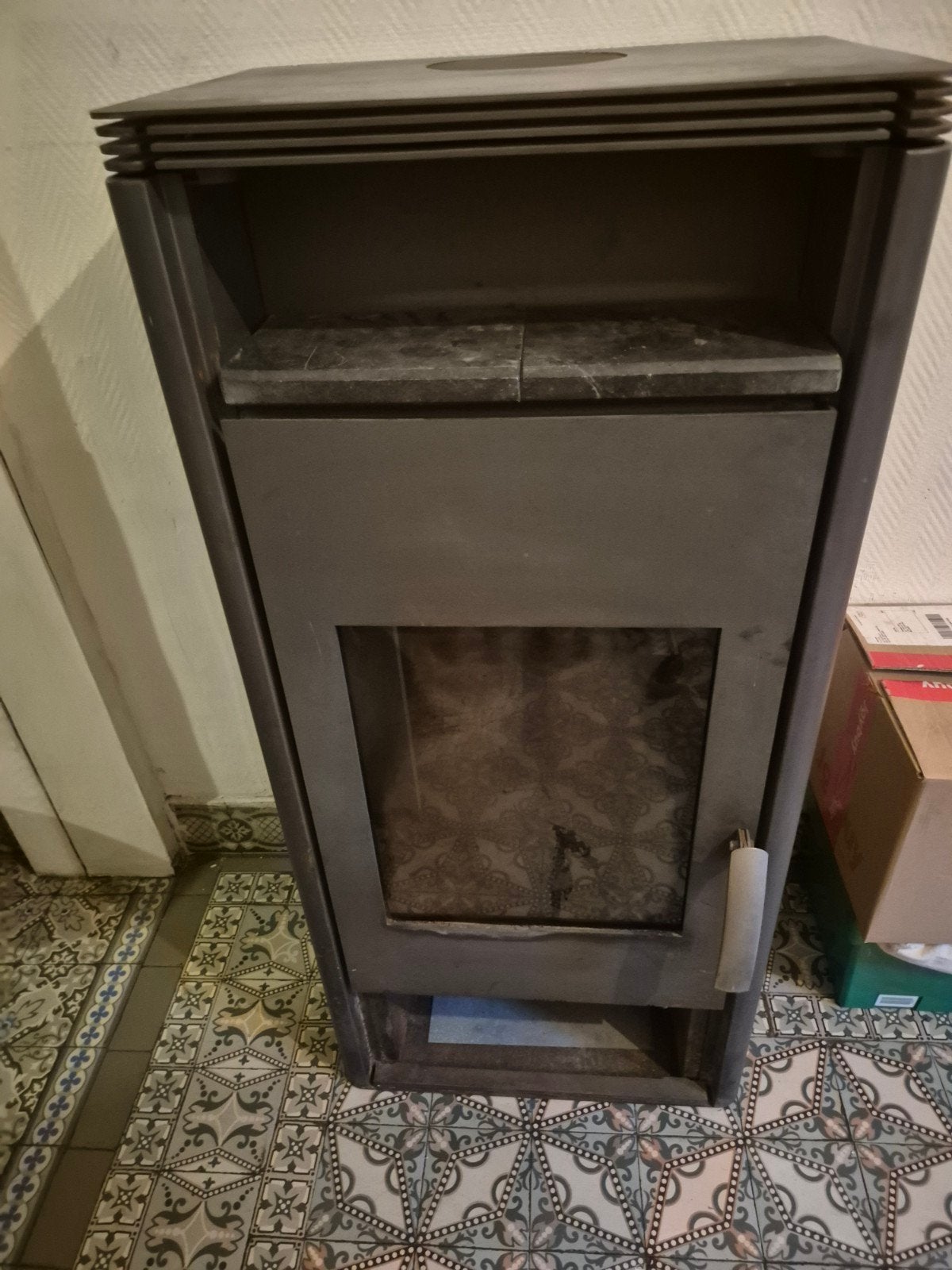 poele a bois, Maison & Meubles, Enlèvement, Utilisé, Bois, Poêle à bois