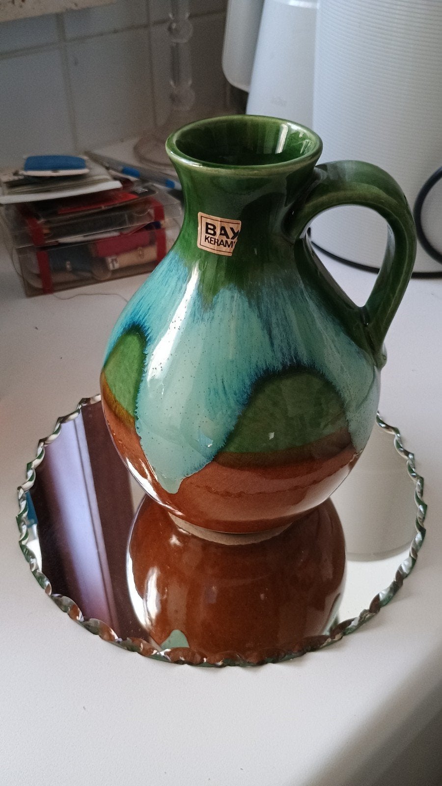 Kruik hoogte 17 cm, Ophalen