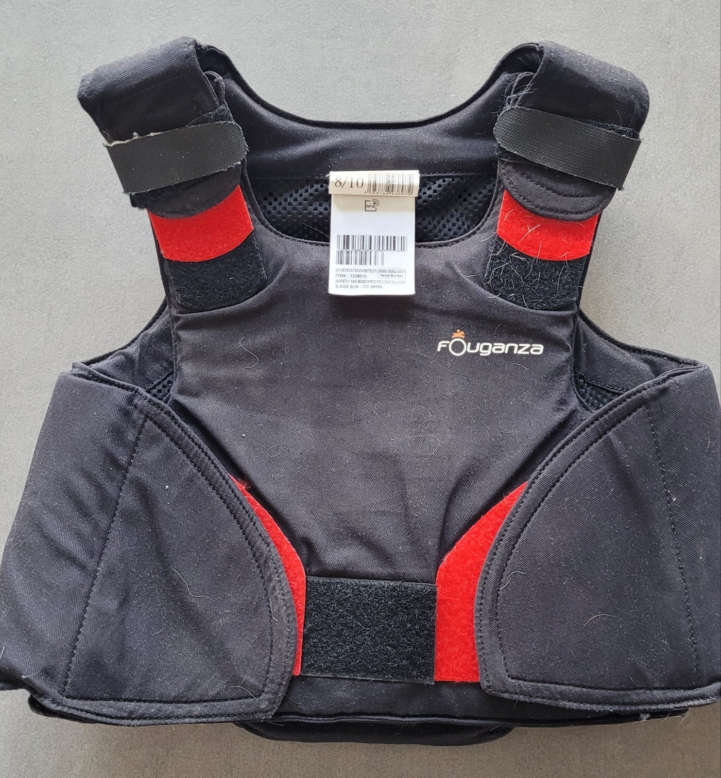 rugbeschermer fouganza - S 8/10, Ophalen, Gebruikt, Fouganza, Bodyprotector