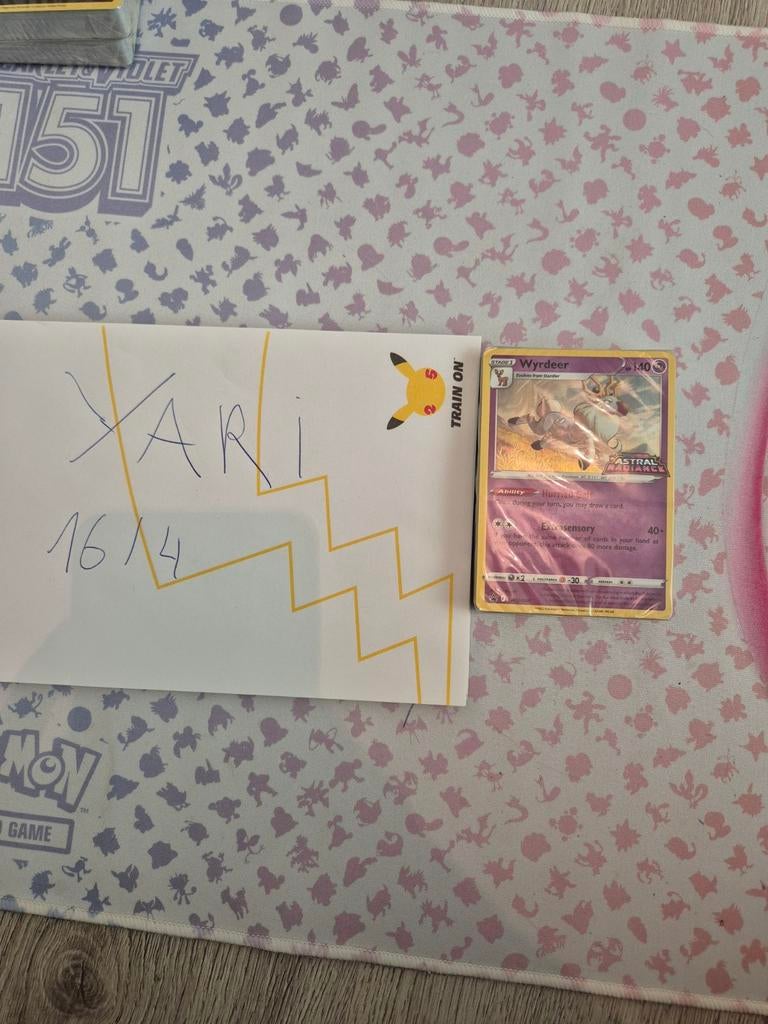 Wyrdeer astral radiance stamped swsh 206, Enlèvement ou Envoi, Neuf