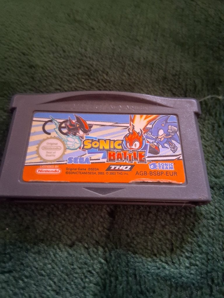 Game Boy Advance Sonic Battle, Dpo@sega.co.uk, SEGA / THQ, Enlèvement ou Envoi, 1 joueur