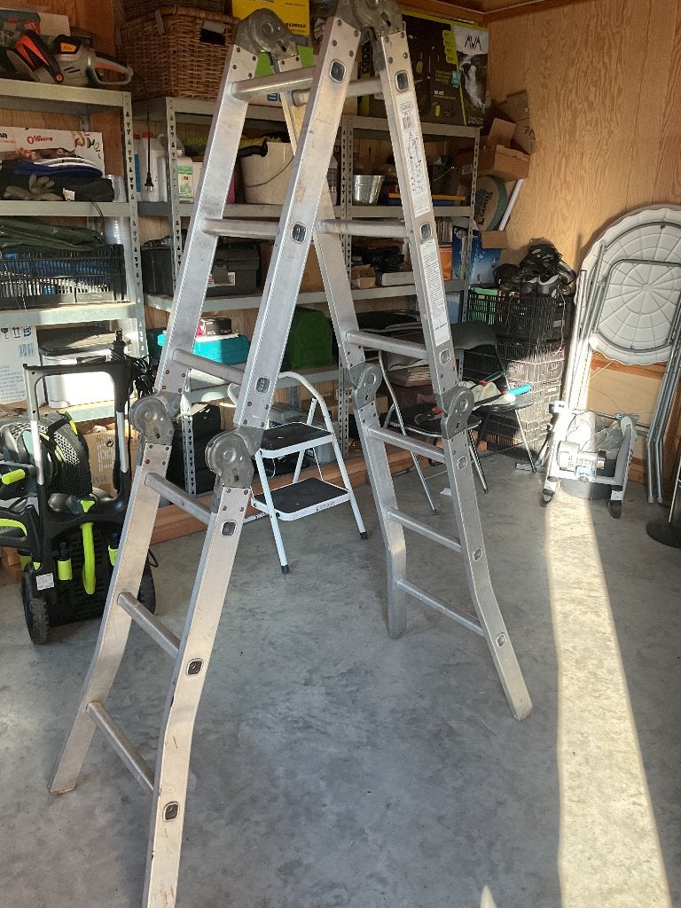 Altrex ladder, Doe-het-zelf en Bouw, Ophalen, Zo goed als nieuw, Ladder, Opvouwbaar of Inschuifbaar