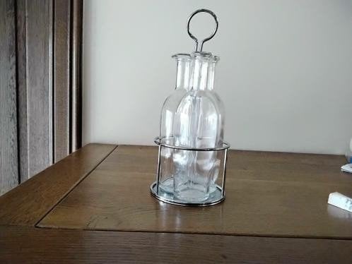 Olie en azijn flesjes ( NIEUW ), Verre, Enlèvement, Neuf, Ensemble