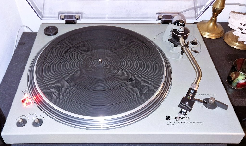 TECHNICS SL-1500 Direct Drive Vintage Platenspeler, Audio, Tv en Foto, Platenspelers, Gebruikt, Platenspeler, Technics, Pitch-regelaar