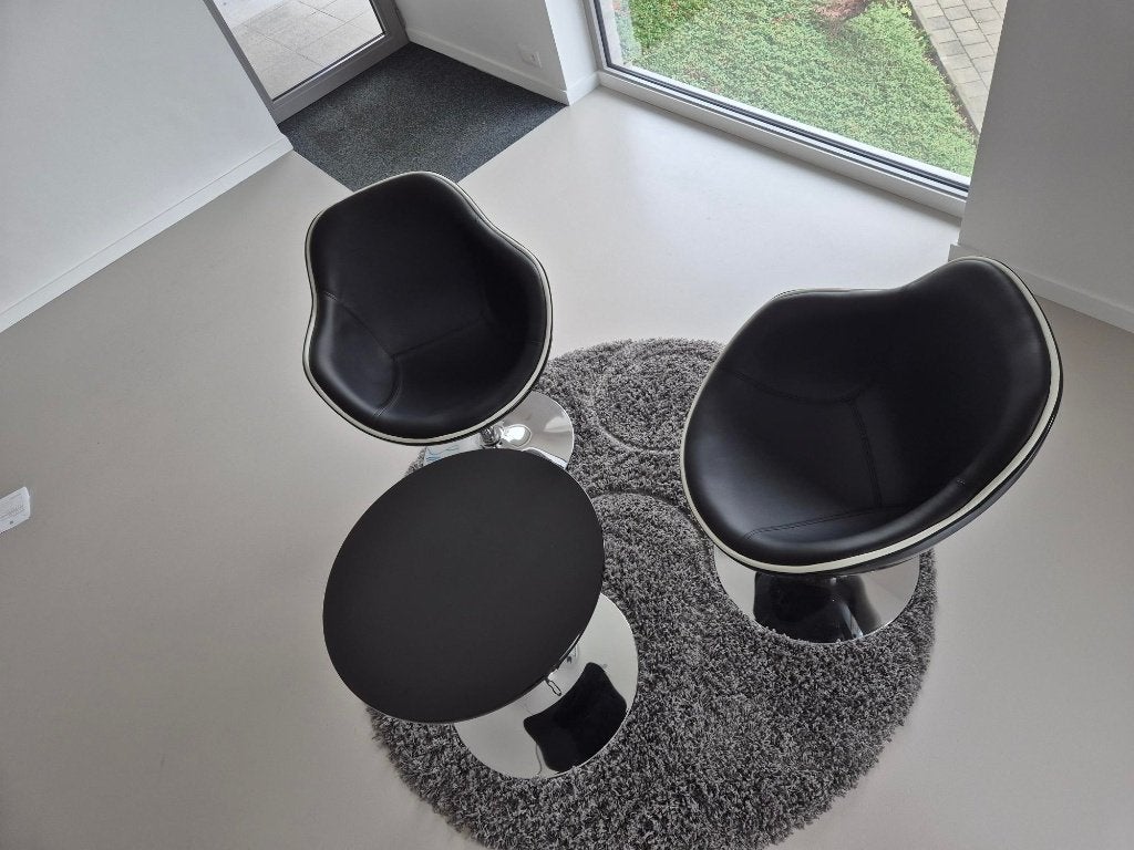 2 chaises et table de réception, Maison & Meubles, Bureaux, Moderne, Enlèvement, Comme neuf