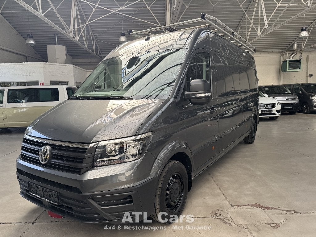 Volkswagen Crafter 2.0 Diesel |MAXI|1er prop|3500 kg tirer, Autos, Cuir, Argent ou Gris, Entreprise, 3 places