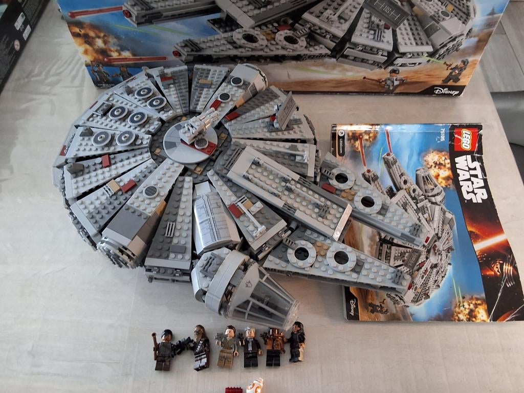 Lego Star Wars 75105 Millennium Falcon, Ophalen of Verzenden, Compleet, Lego, Star Wars