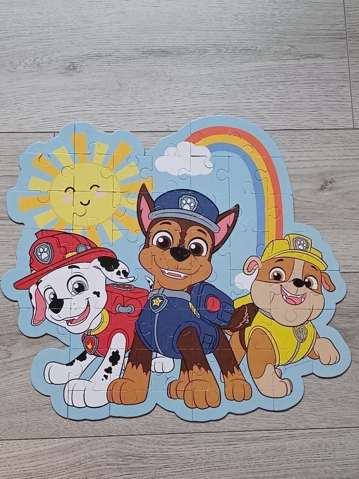 Puzzle Paw Patrol, Kinderen en Baby's, Speelgoed | Kinderpuzzels, Ophalen of Verzenden, Meer dan 50 stukjes, Gebruikt, 4 tot 6 jaar