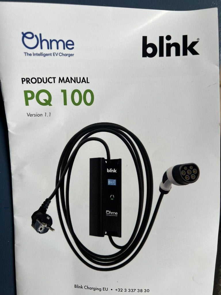 Chargeur voiture électrique Ohme PQ100 / Blink - Neuf, Enlèvement, Neuf