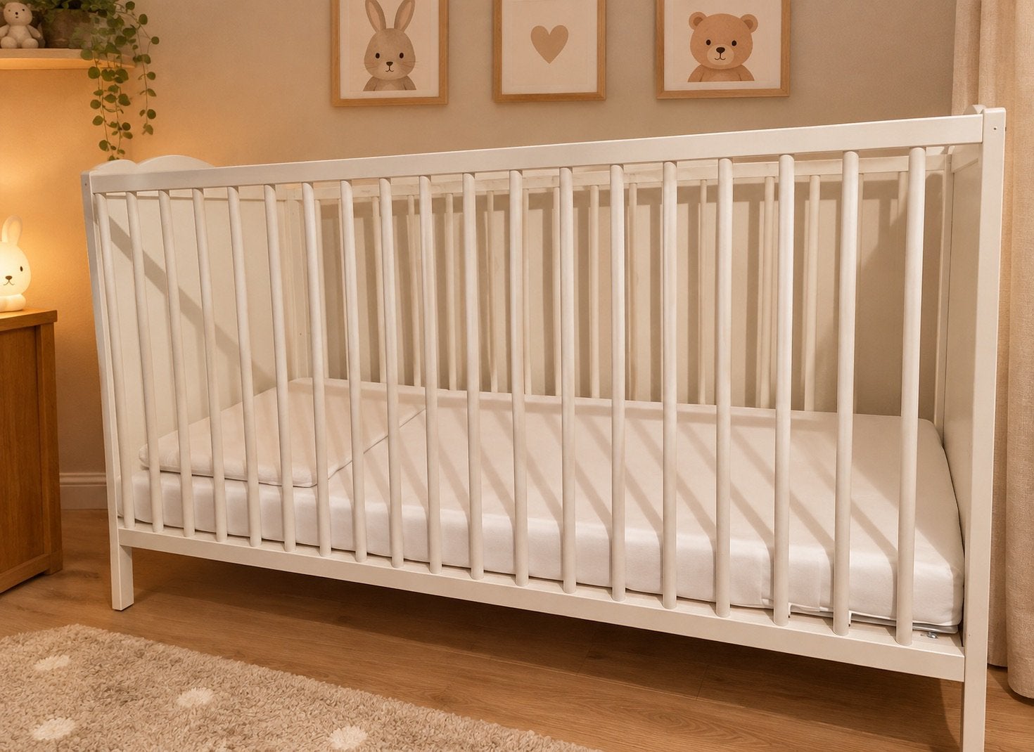 Kinderbedje met matras, Ophalen, Zo goed als nieuw, Matras