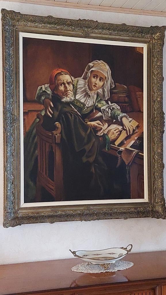 Schilderij., Antiek en Kunst, Ophalen