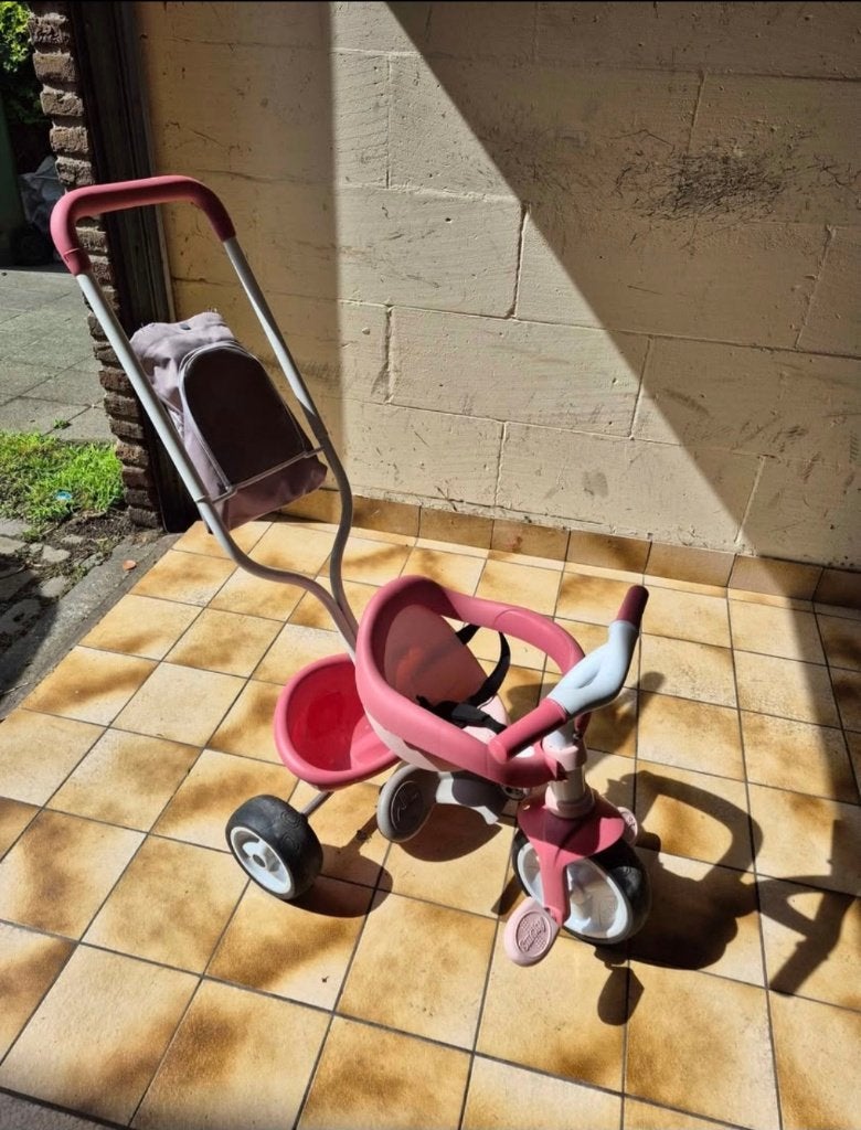 Smoby fiets, Fietsen en Brommers, Ophalen, Gebruikt, Smoby, Duwstang
