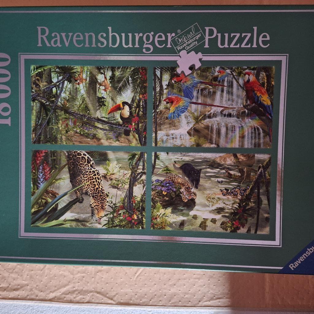 Puzzle Ravensburger 18000 pièces en 4 sachets, Hobby & Loisirs créatifs, Sport cérébral & Puzzles, Comme neuf, Puzzle, Plus de 1 500 pièces